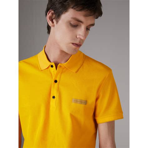 burberry polo shirt yellow